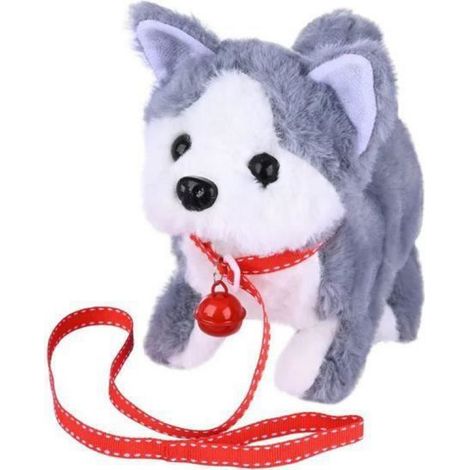 Chien Électronique Interactif - Husky - Marche Aboiement Remuement Queue - Pour Enfants À Partir De 3 Ans - 1 Pièce (1/4)