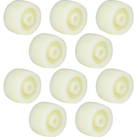 Roulette en nylon ronde de 1,5 pouce - Lot de 10 (Charge max 40KG) (1/5)