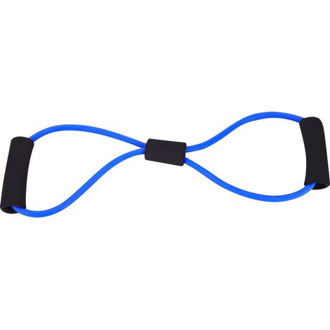 Élastique Fitness Tube Résistance Entraînement Yoga Gym Bleu (1/5)