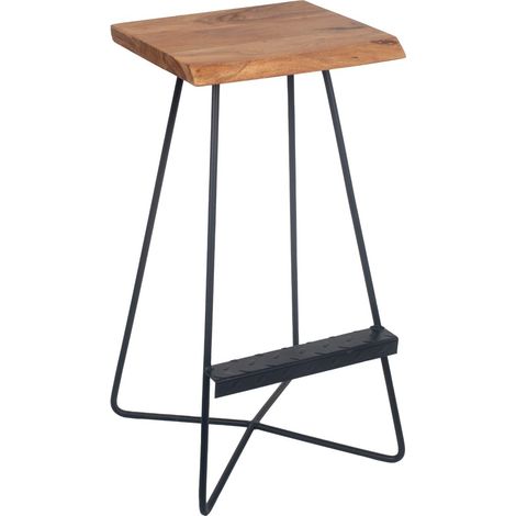 Signes Grimalt Taburete Muebles  Taburete Mueble Auxiliar Marrón 38x38x73cm 34162