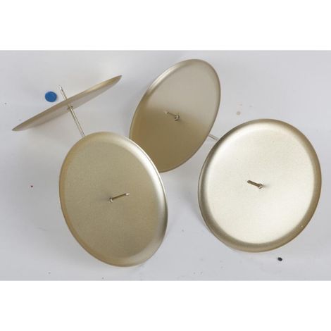 12x Metall Kerzenhalter 4er Set Innendekoration Ständer Teelichter Beleuchtung (1/5)