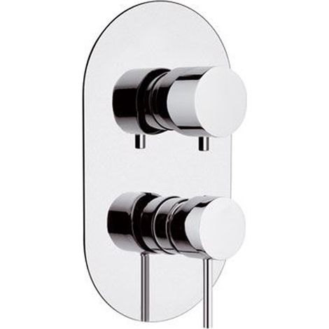 Miscelatore incasso doccia con deviatore a due posizioni cromato - Serie X Style (1/3)