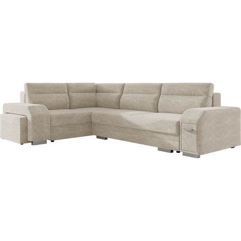 Sofá rinconero Kingsport 116, Izquierda, Función de descanso, Almacenaje, 305x205x78cm, 0 (1/5)