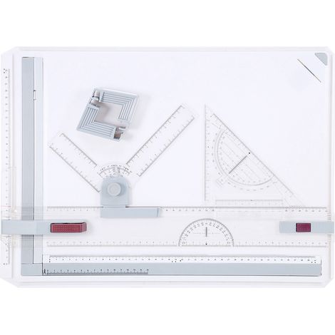 Tableau de dessin A3 multifonction avec règles parallèles et angle réglable pour école (1/5)