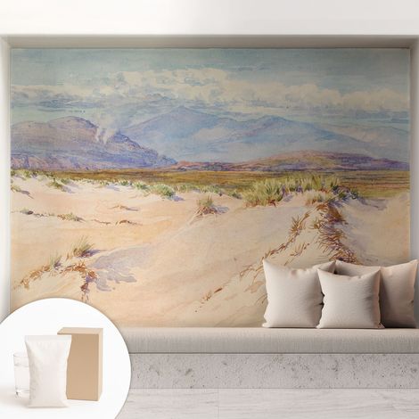Tapete Vliestapete mit Kleber - abwaschbar - Tapete mit Motiv - trendige Wanddeko - elegant Fototapete Wüstenlandschaft 208x146 cm (1/5)