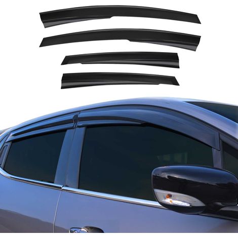 Déflecteurs De Vent Pluie d'air Compatible avec Ford Fiesta HB 2010-2017 Acrylique 4 Pcs (1/5)