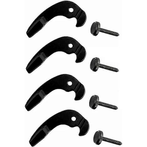 Set aus 4 Saitenspannern für 3/4- und 4/4-Cellos, Einstellhaken, Saitenhalterzubehör. (1/5)