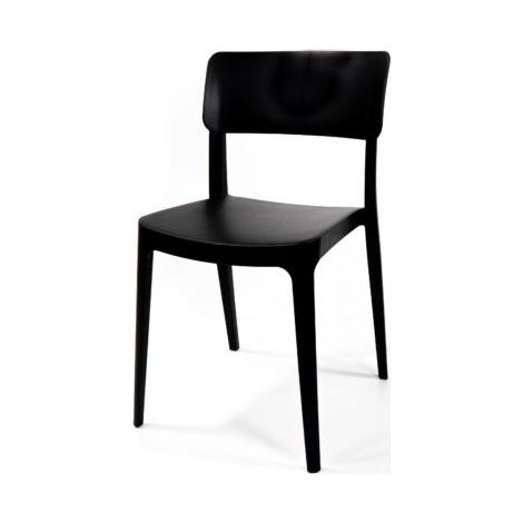Chaise Empilable Wing - Noire (1/5)