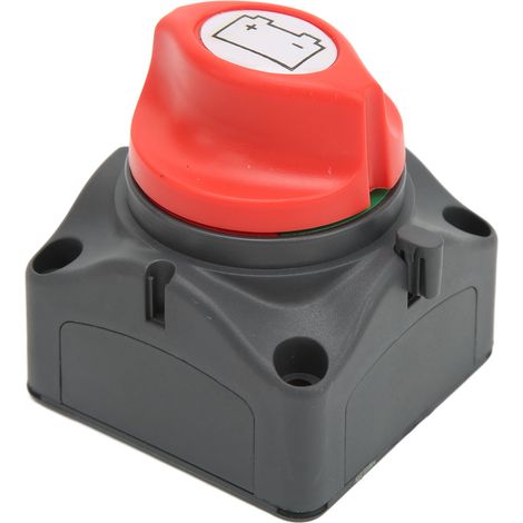 Interrupteur de batterie métallique étanche lourd, coupe-batterie pour bateau voiture camping-car quad côte-à-côte 12-48V (1/5)