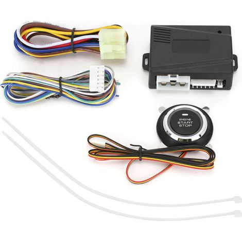 24-V-Universal-Motorstart- und -stoppknopf, schlüsselloser Druckschalter, Fernstarter – Crezuo
