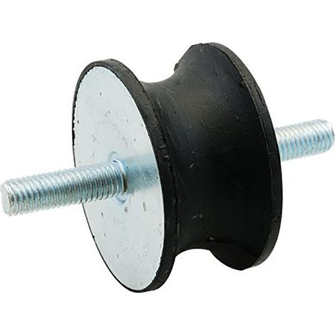 Bobine mâle à mâle RS PRO M8 Ø 30mm en Caoutchouc naturel ( Prix pour Sachet de 4 )