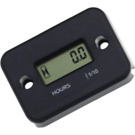 Étanche écran LCD Compteur numérique Heure Moteur Portable Gauge Compteur horaire Moto Bateau Compteur horaire Moteur (1/4)