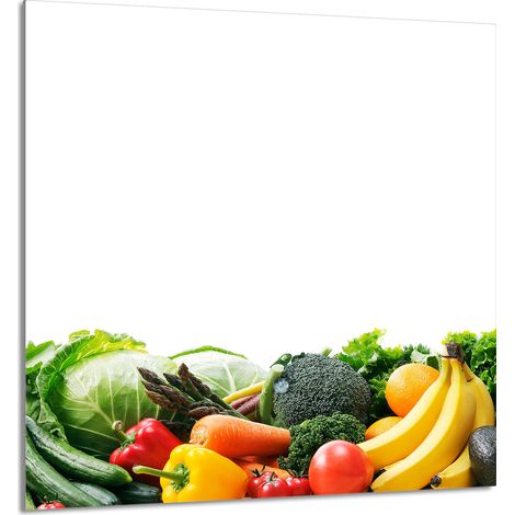 GLASPLATTE FÜR KÜCHE 60x65 Gemüse (1/5)