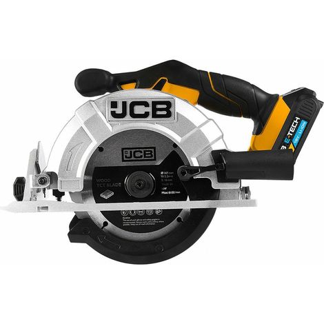 Sierra eléctrica portátil jcb 18V 165mm sin cable (1/3)