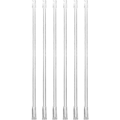 Lot de 6 tiges de rechange pour stores verticaux, tiges de rechange pour stores, tige d'inclinaison pour stores (1/3)