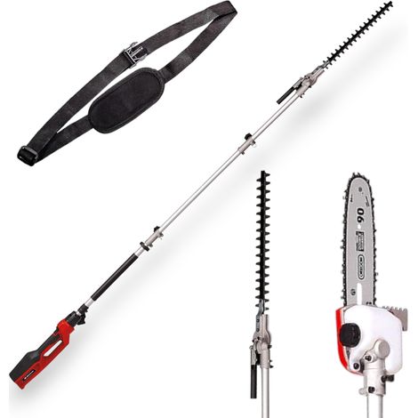 Multifunzione 900W 2in1 tagliasiepi e motosega elettrico con asta telescopica fino a 260 cm EINHELL GC-HC 90/2046 T (1/5)