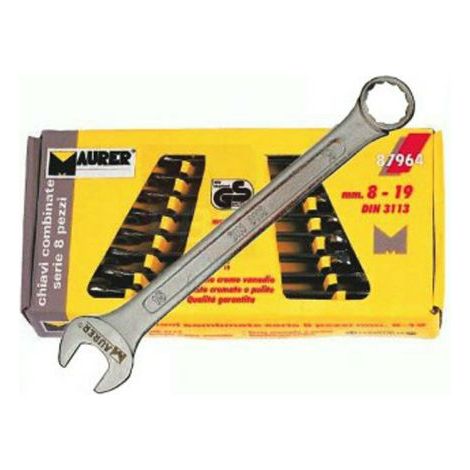 SET CHIAVI COMBINATE MARUER 8-19 MM -- SET 8 PZ-- CROMO VANADIO (1/2)