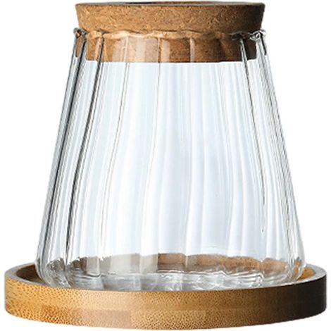 Jarrn Para Plantas Hidropnicas Jarrn De Vidrio Con Bande (1/5)