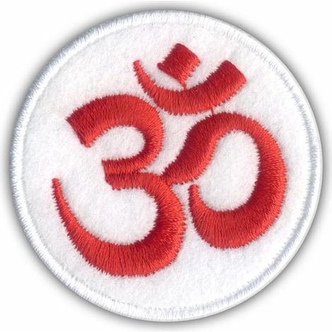 Parche Om (Aum) - Reverso magnético - Parche/Insignia/Emblema bordado