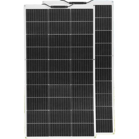 Panneau Solaire Flexible, Haute Efficacité, Design Portable, 200W Blanc (1/2)