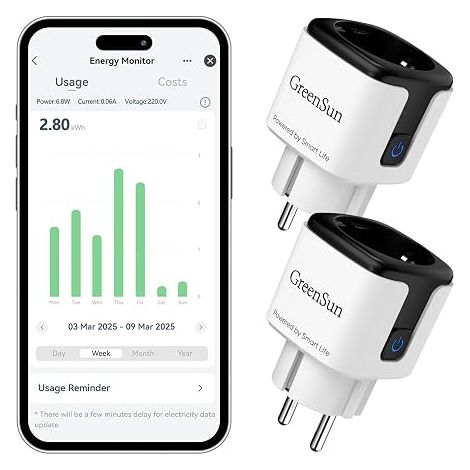 Prise Connectée WiFi 2,4 GHz Noir (1/5)