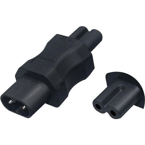 Câble adaptateur droit C7 vers C8, compatible C8 vers C13, C15 et C5 - Connexion universelle