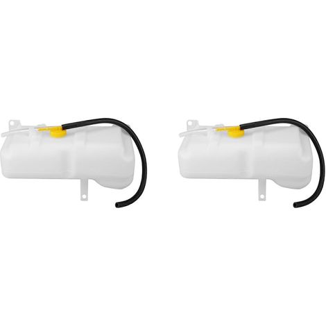 Deux bouteilles de trop-plein de vase d'expansion de radiateur de liquide de refroidissement automobile compatibles avec Patrol GQ 88-97 et Maverick 88-94, 17931-NI020DO. (1/5)