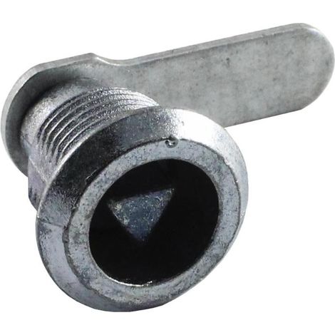 WURKO cerradura puerta contador (sin llave) luz triangular , Cerradura para puertas de contador de aluminio Tipo estándar triangular No incluye la llave.