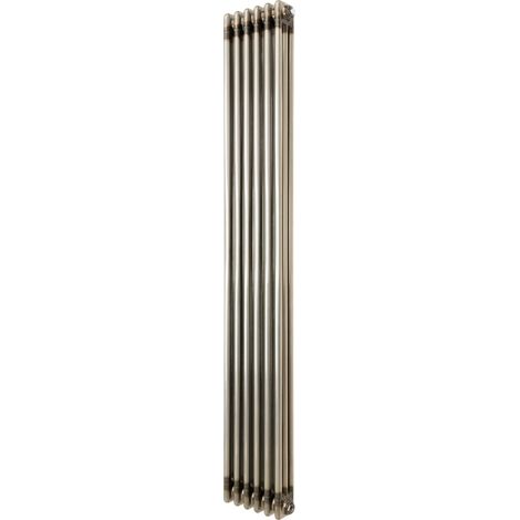 Traditional 3 Column Radiator - 1800 x 290mm - Raw Metal (1/5)