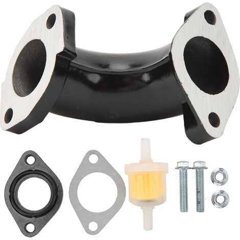 Colector de admisión de 26 mm para motores de 110 cc a 150 cc con filtro de combustible y kit de juntas. (1/4)