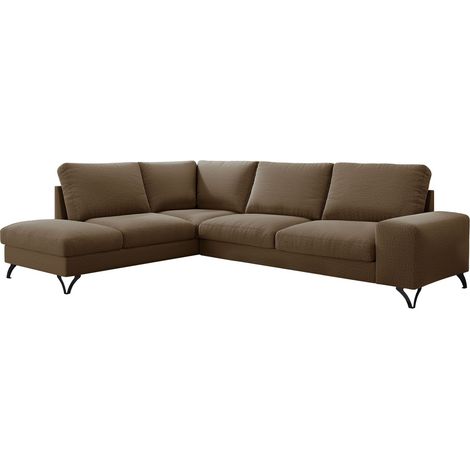 Sofá rinconero ComfiDream Lyrana II, Verita 28, Función de descanso, Almacenaje, 285x214x91cm, 0