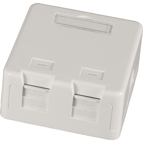 Caja de derivación efb-elektronik keystone distribution box 2 puertos 65x63 mm
