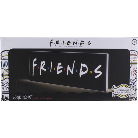 Luz Logo FRIENDS - Lámpara Oficial de la Serie, USB o a Pilas, Decoración para Fans