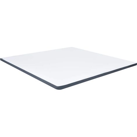 vidaXL Sobrecolchón para cama box spring 200x200x5 cm suavidad media (1/5)
