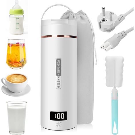 Mini Bouilloire Electrique de Voyage, 450ML Bouilloire Portable de Voyage (1/5)