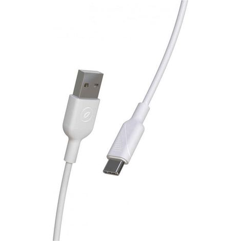 muvit for change cable USB a Tipo C/27W 3A 3m blanco (1/4)