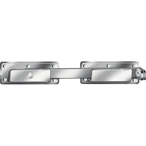 Sovrapposizione cancello doppio VORMANN utilizzabile L/R totale L.340xLarghezza 30mm, bullone doppio zincato - 000086000Z (1/2)