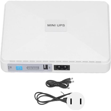 Mini-USV-Akku mit 8800 mAh – Unterbrechungsfreie Stromversorgung für Router, Modem, Sicherheitskameras (100–24 V)