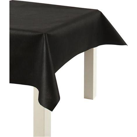 Nappe de table - HAPPY MOMENT - réf 594002 - Noir - Synthétique - Lavable (1/4)