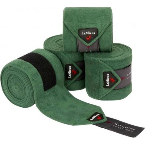 Set da 4 fasce per cavalli LeMieux modello polo VERDE CACCIATORE