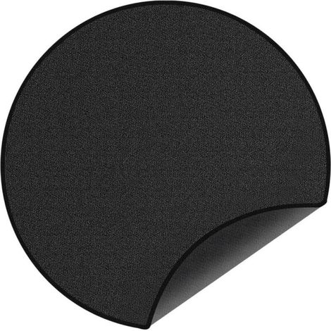 Tapis de gril rond de 36 pouces, tapis ignifuge pour foyers, patios, pelouses, foyers à bois extérieurs et fumoirs de barbecue, portable et réutilisable (1/4)