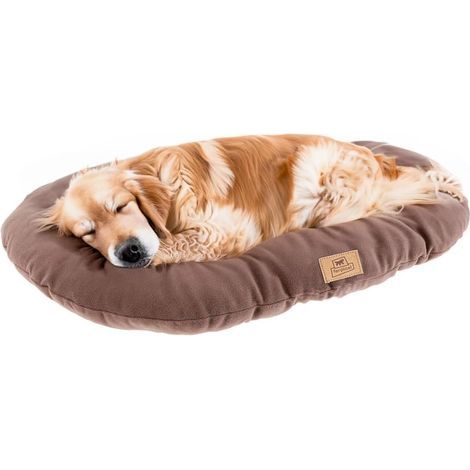 1 Coussin pour chien, Micropolaire, Rembourrage doux, Lavable 30°, Panier niche voiture, Grand chien, 100 x 63 cm (1/3)