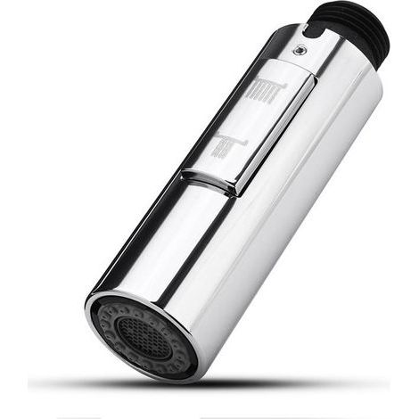Embout Robinet Cuisine de Rechange DouchetteTête de Robinet Amovible Universelle G1/2 Acier Inoxydable SUS304(galvanoplastie) (1/5)
