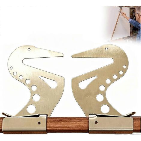 Support de main pour artiste, repose-main réglable, barre de support de chevalet réglable, outil de table pour dessin et croquis avec système de verrouillage automatique pour le poignet.