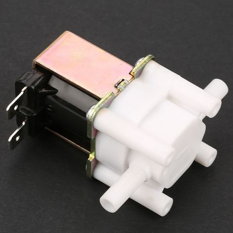 Électrovanne d'arrivée d'eau 12 V normalement fermée (N/C) à insertion rapide pour machine à eau pure (1/5)