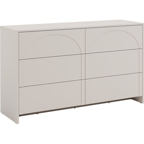 Cassettiera 6 cassetti – MDF – Beige - NALYRA di Maison Céphy