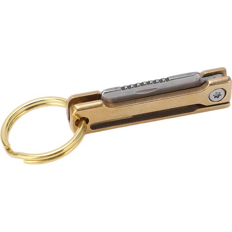Mini couteau pliant multifonctionnel, ouvre-paquet de poche, couteau porte-clés, couteau pendentif pour le camping en plein air Tetragonu