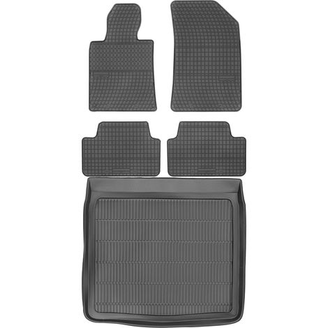 Peugeot 508 I SW / Kombi de 2010 a 2019 SET - Alfombrillas de goma para coche + alfombrilla para maletero (1/5)