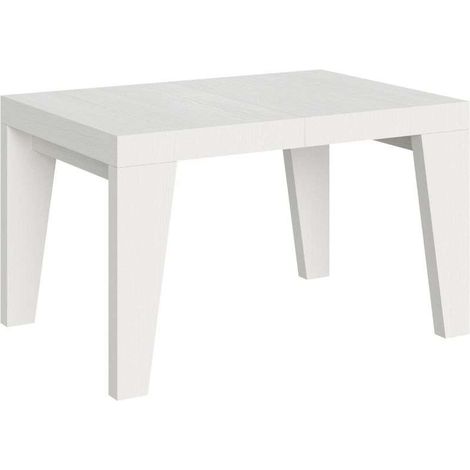 Tavolo allungabile 120/380x90 cm Naxy bianco frassino