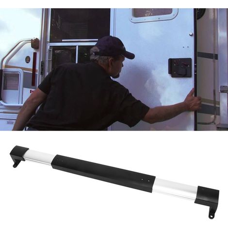 Barre transversale de porte moustiquaire pour VR, poignée de maintien réglable en aluminium de 21‑5/8 po à 28‑5/8 po pour tracteur et remorque (1/5)